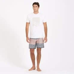 Cruise Boardshort | Indigo Wave Stripe -TrendSphere V314IWS 4