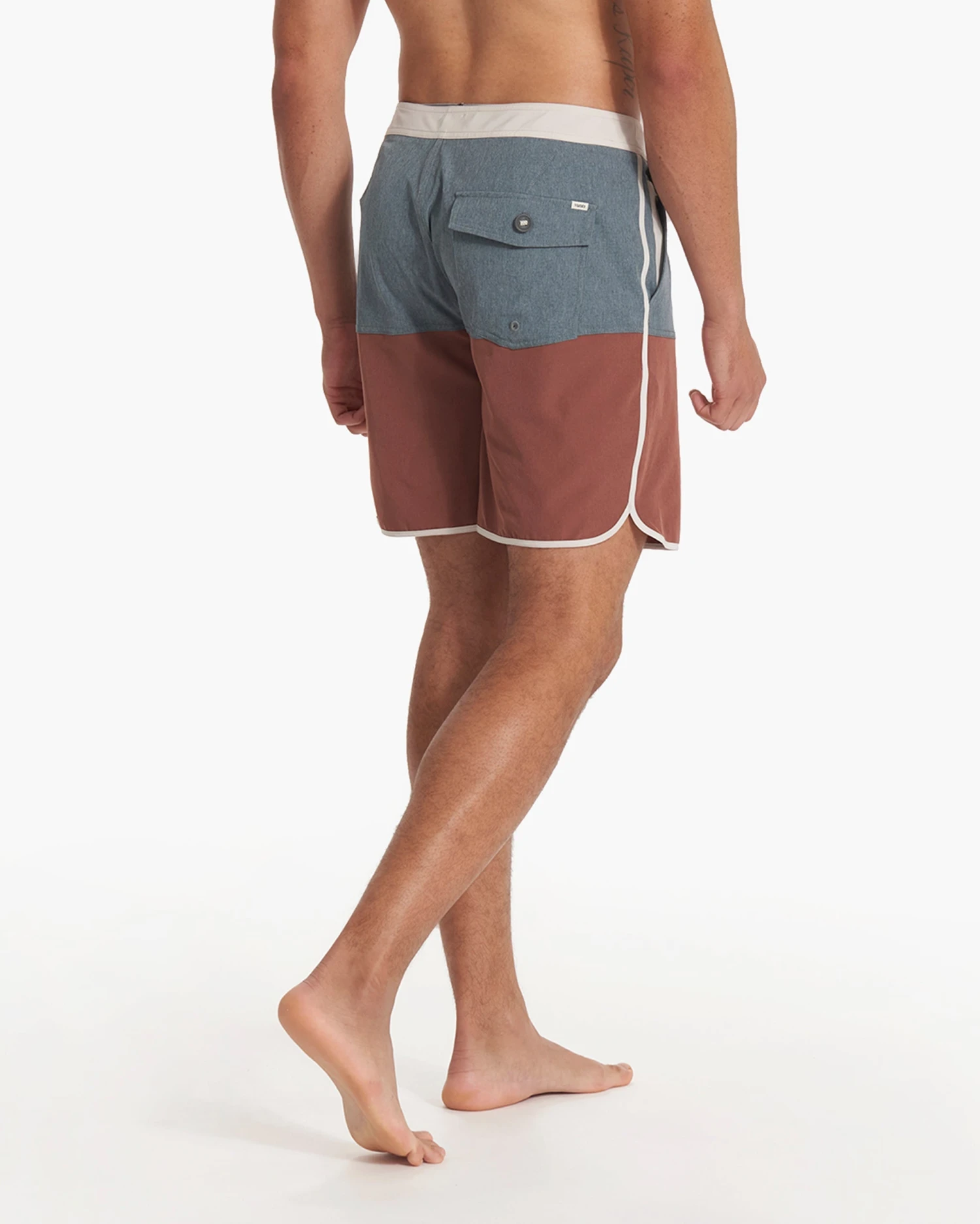 Cruise Boardshort | Lake Hazelnut Linen Texture Block 8 Cruise Boardshort | Lake Hazelnut Linen Texture Block - Image 6