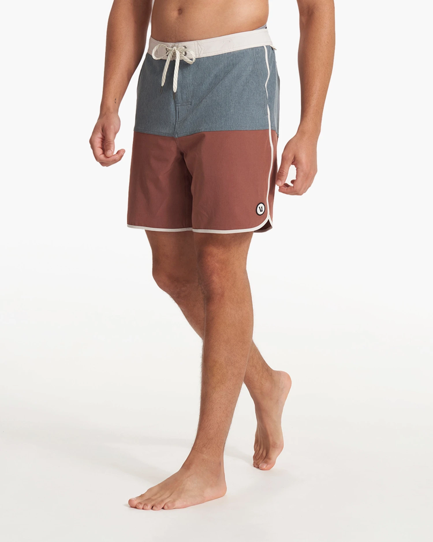 Cruise Boardshort | Lake Hazelnut Linen Texture Block 5 Cruise Boardshort | Lake Hazelnut Linen Texture Block - Image 3