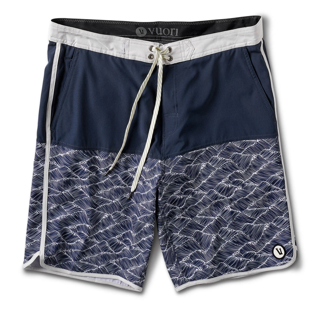 Cruise Boardshort | Navy Wave Block 3 Cruise Boardshort | Navy Wave Block