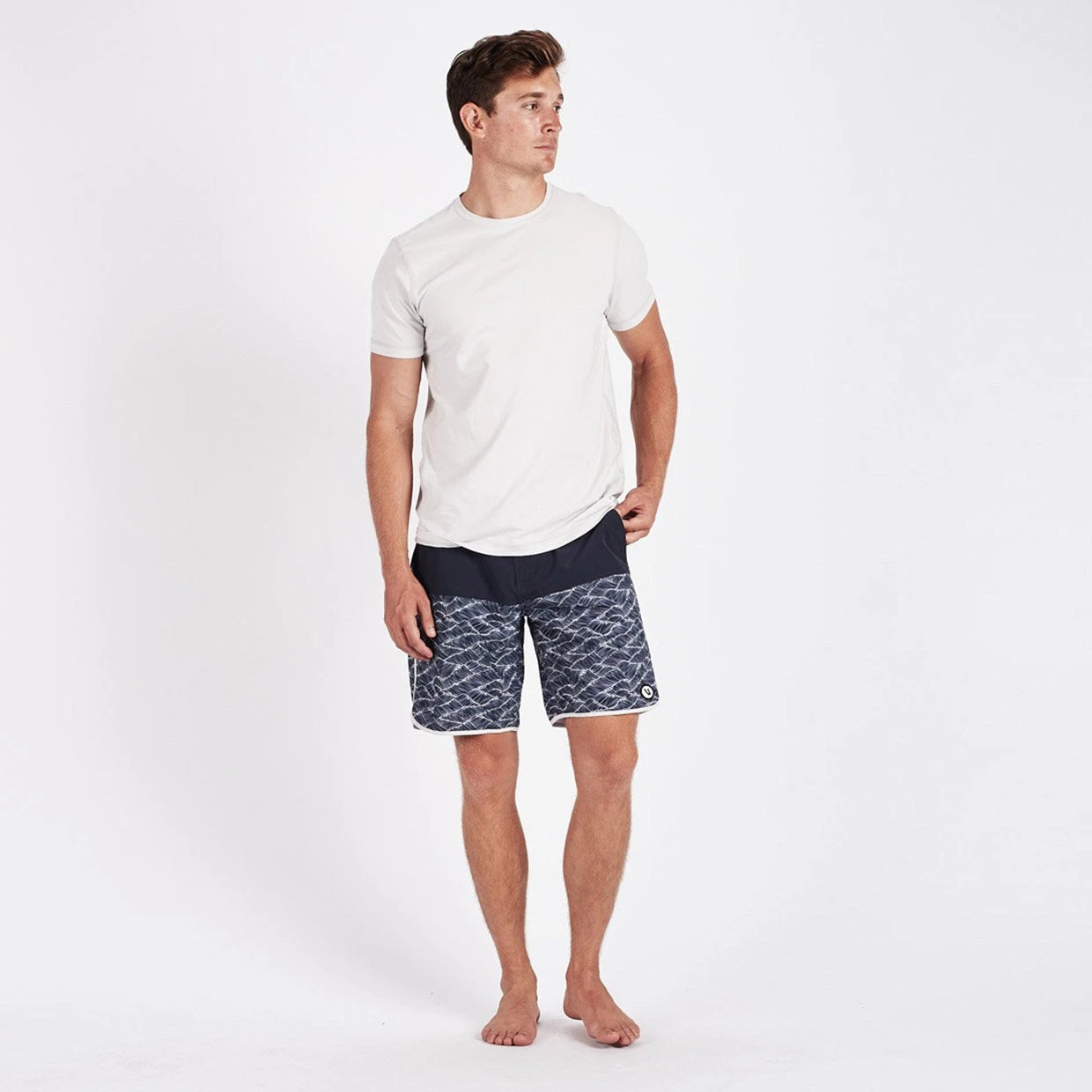 Cruise Boardshort | Navy Wave Block 7 Cruise Boardshort | Navy Wave Block - Image 5