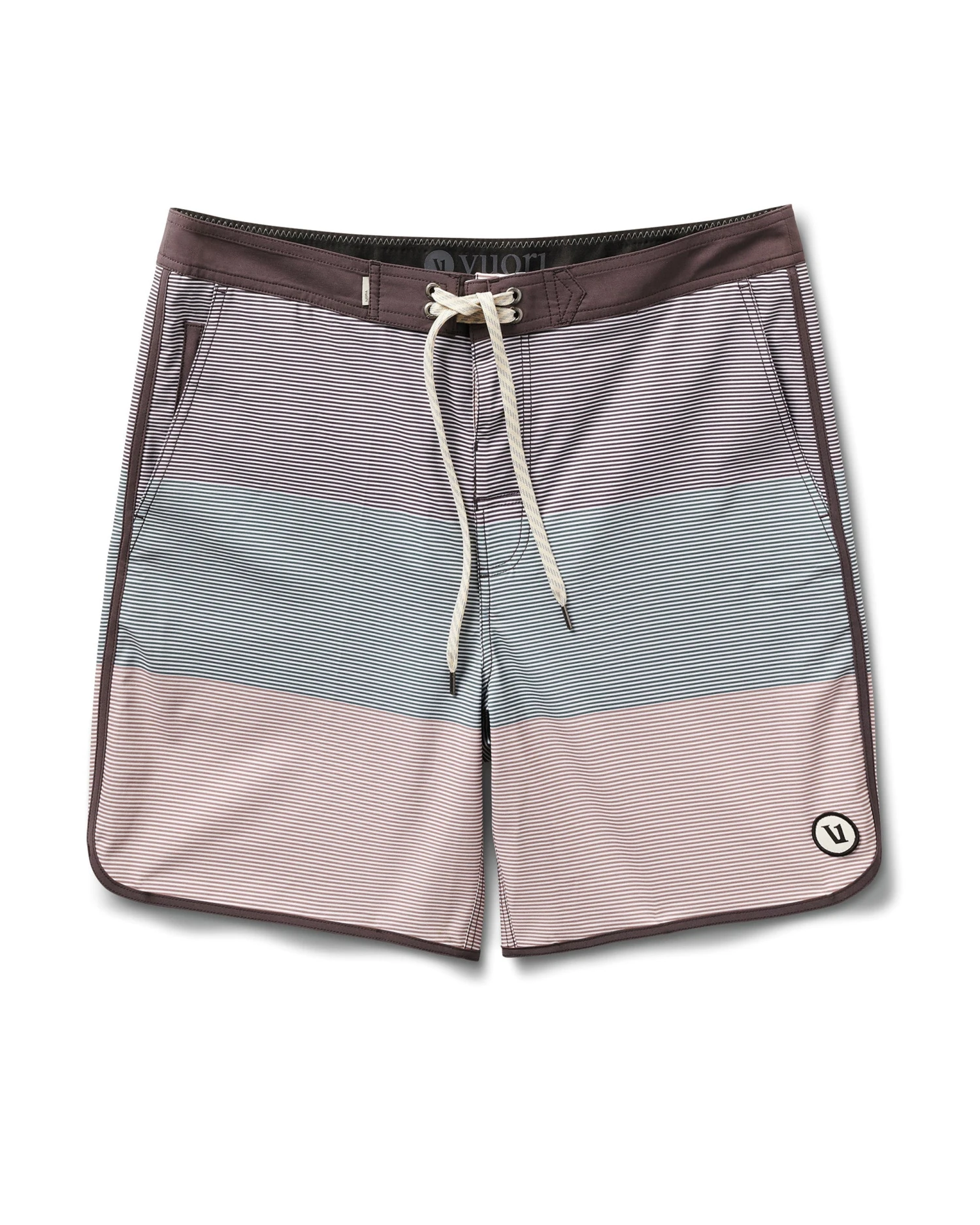 Cruise Boardshort | Plum Wave Stripe 3 Cruise Boardshort | Plum Wave Stripe