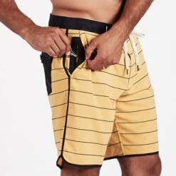 Cruise Boardshort | Saffron Stripe -TrendSphere V314SFS 3