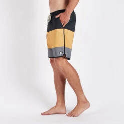 Cruise Boardshort | Saffron Wood Block -TrendSphere V314SWB 2