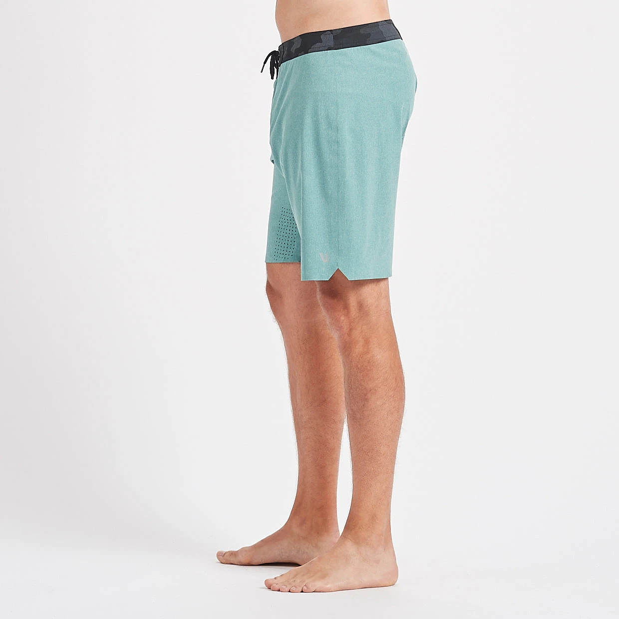Sonic Seamless Boardshort | Aloe Linen Texture 5 Sonic Seamless Boardshort | Aloe Linen Texture - Image 3