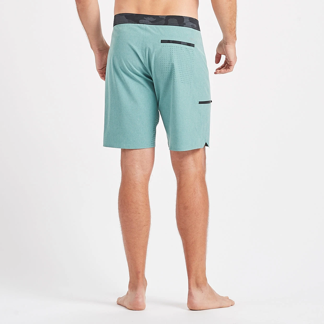 Sonic Seamless Boardshort | Aloe Linen Texture 6 Sonic Seamless Boardshort | Aloe Linen Texture - Image 4