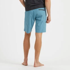 Sonic Seamless Boardshort | Sapphire Linen Texture -TrendSphere V317SPL 3