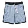 Banks Short | Light Cloud Slub Stripe