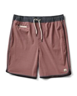 Banks Short | Marsala Slub Stripe