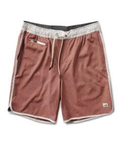 Banks Short | Terracotta Linen Texture