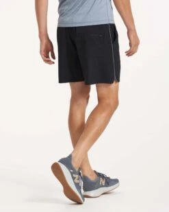 Trail Short | Black Heather Grey Stripe -TrendSphere V341BHG 0332 29843788 a1c3 4b23 96fc cee4302622ce