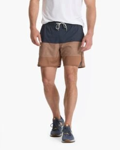 Trail Short | Camel Stripe 11 Trail Short | Camel Stripe -TrendSphere V341CMT 01394