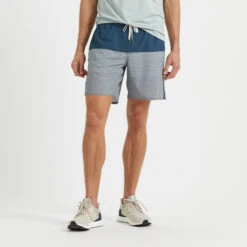 Trail Short | Indigo Stripe -TrendSphere V341IST 1