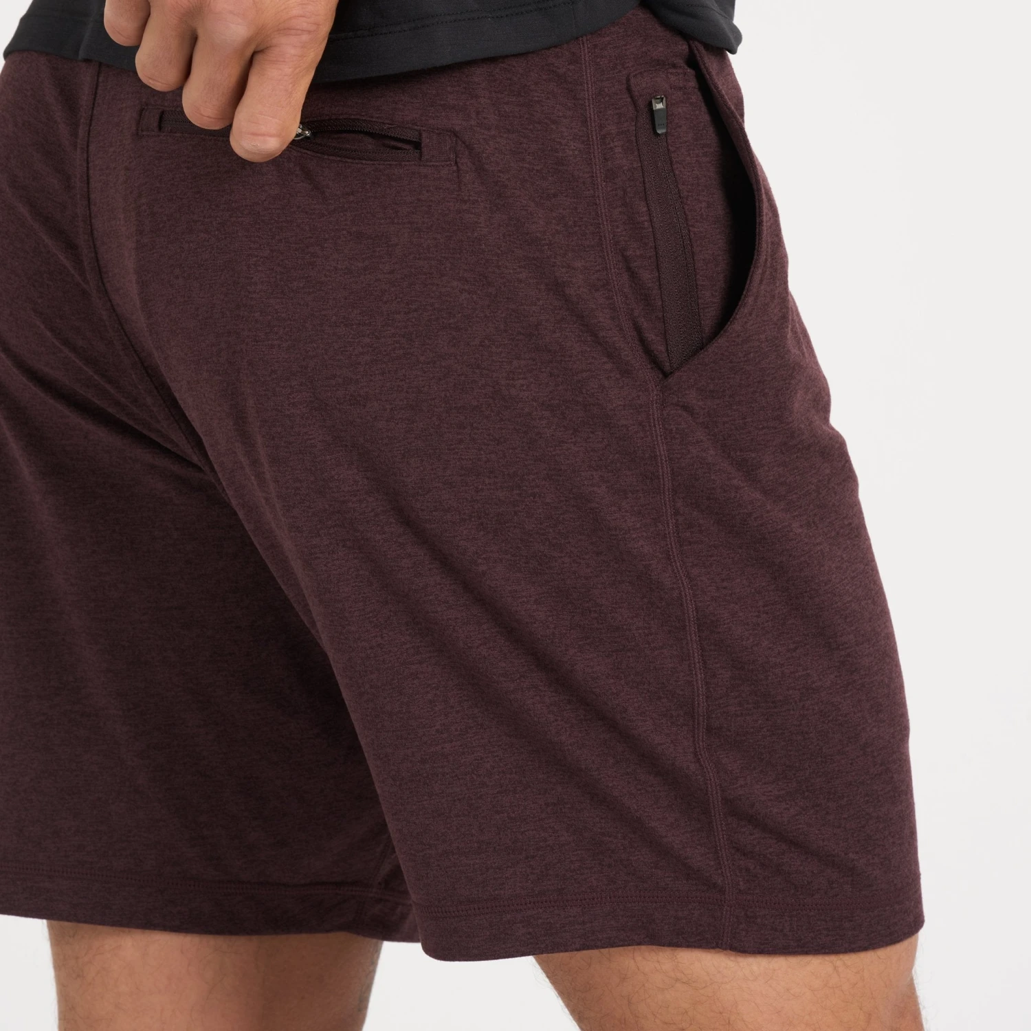 Ponto Short | Oxblood Heather 5 Ponto Short | Oxblood Heather - Image 3