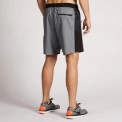 Future Short | Heather Grey / Black Camo -TrendSphere V345 HTG Back