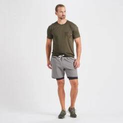 Stockton Short | Grey Linen Texture -TrendSphere V346GRL 4 update