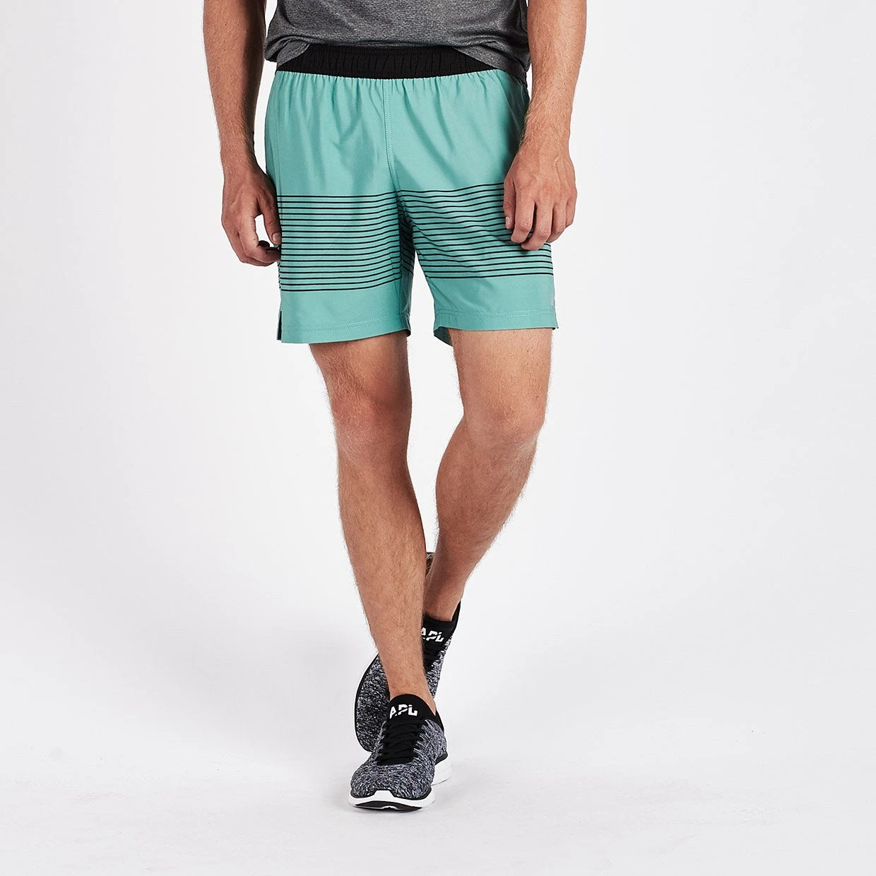 Rush Short | Aloe Black Stripe 4 Rush Short | Aloe Black Stripe - Image 2