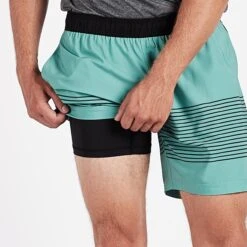 Rush Short | Aloe Black Stripe 14 Rush Short | Aloe Black Stripe -TrendSphere V358ABS 5