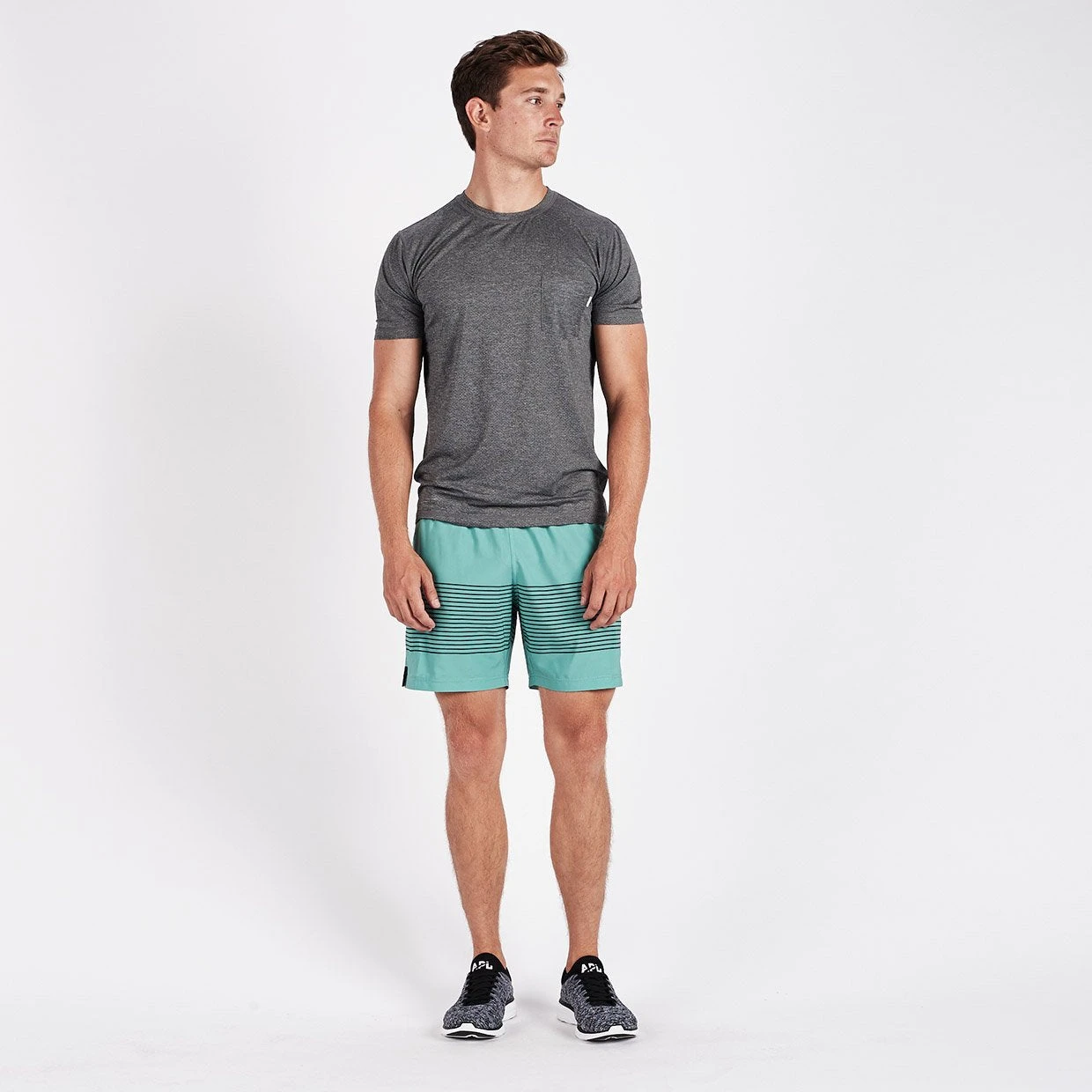 Rush Short | Aloe Black Stripe 9 Rush Short | Aloe Black Stripe - Image 7