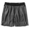 Rush Short | Charcoal Black Stripe