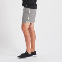 Banks Short 5" | Grey Linen Texture 9 Banks Short 5" | Grey Linen Texture -TrendSphere V366GRL 2