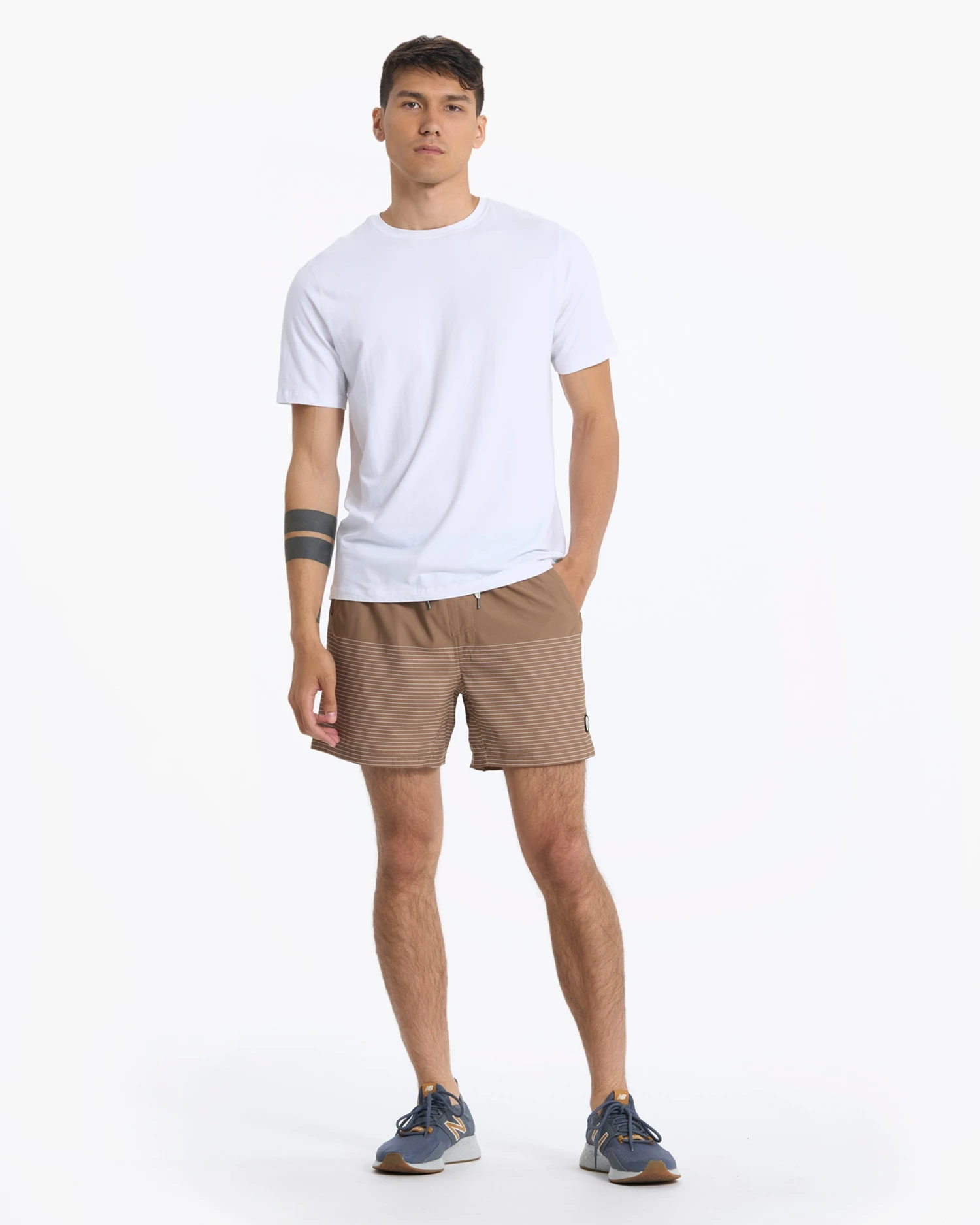 Kore Short 5" | Camel Stripe 7 Kore Short 5" | Camel Stripe - Image 5