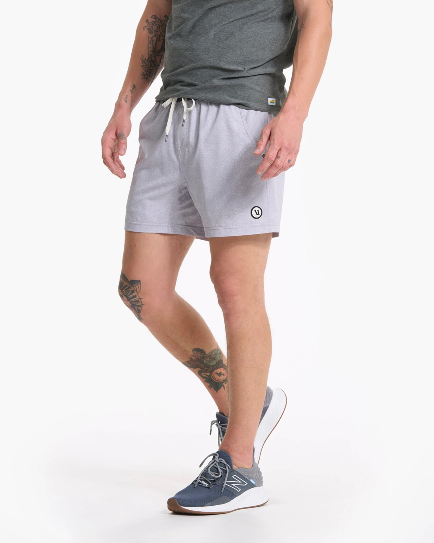 Kore Short 5" | Platinum Dashed Lines 5 Kore Short 5" | Platinum Dashed Lines - Image 3