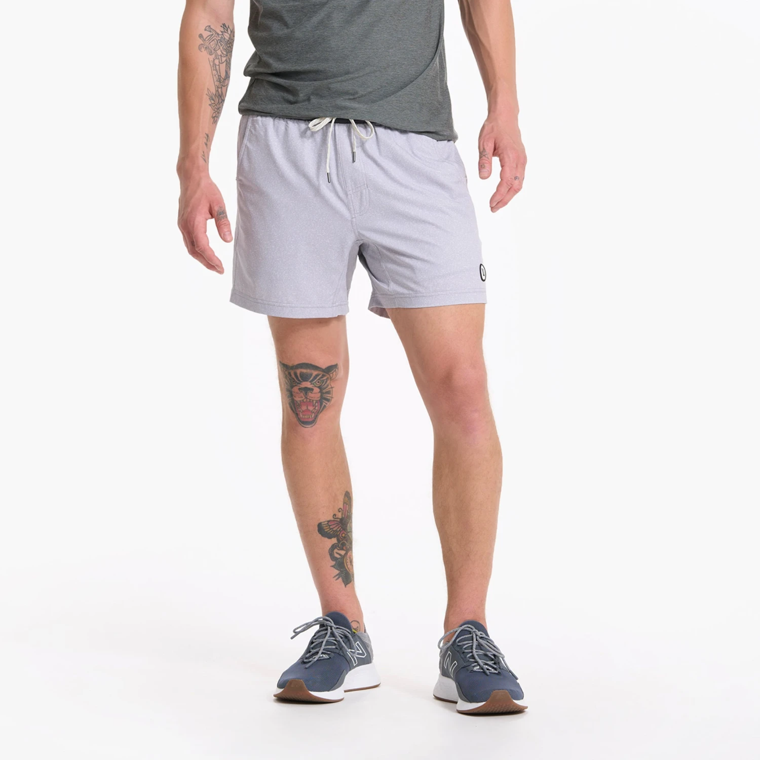 Kore Short 5" | Platinum Dashed Lines 4 Kore Short 5" | Platinum Dashed Lines - Image 2