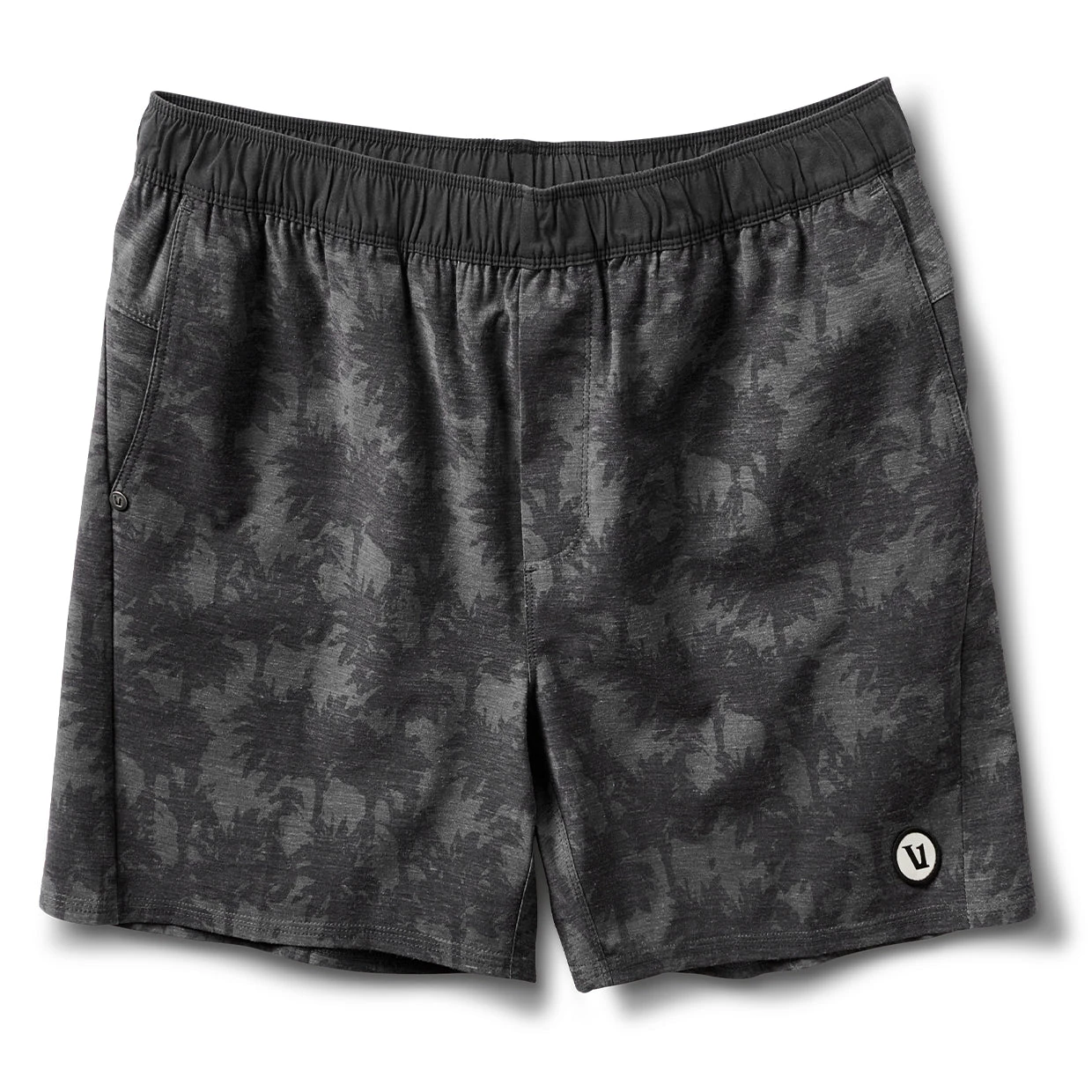 Cape Short | Black Multi Palm 3 Cape Short | Black Multi Palm