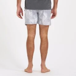 Cape Short | Light Grey Vintage Leaf 10 Cape Short | Light Grey Vintage Leaf -TrendSphere V369GVL 3