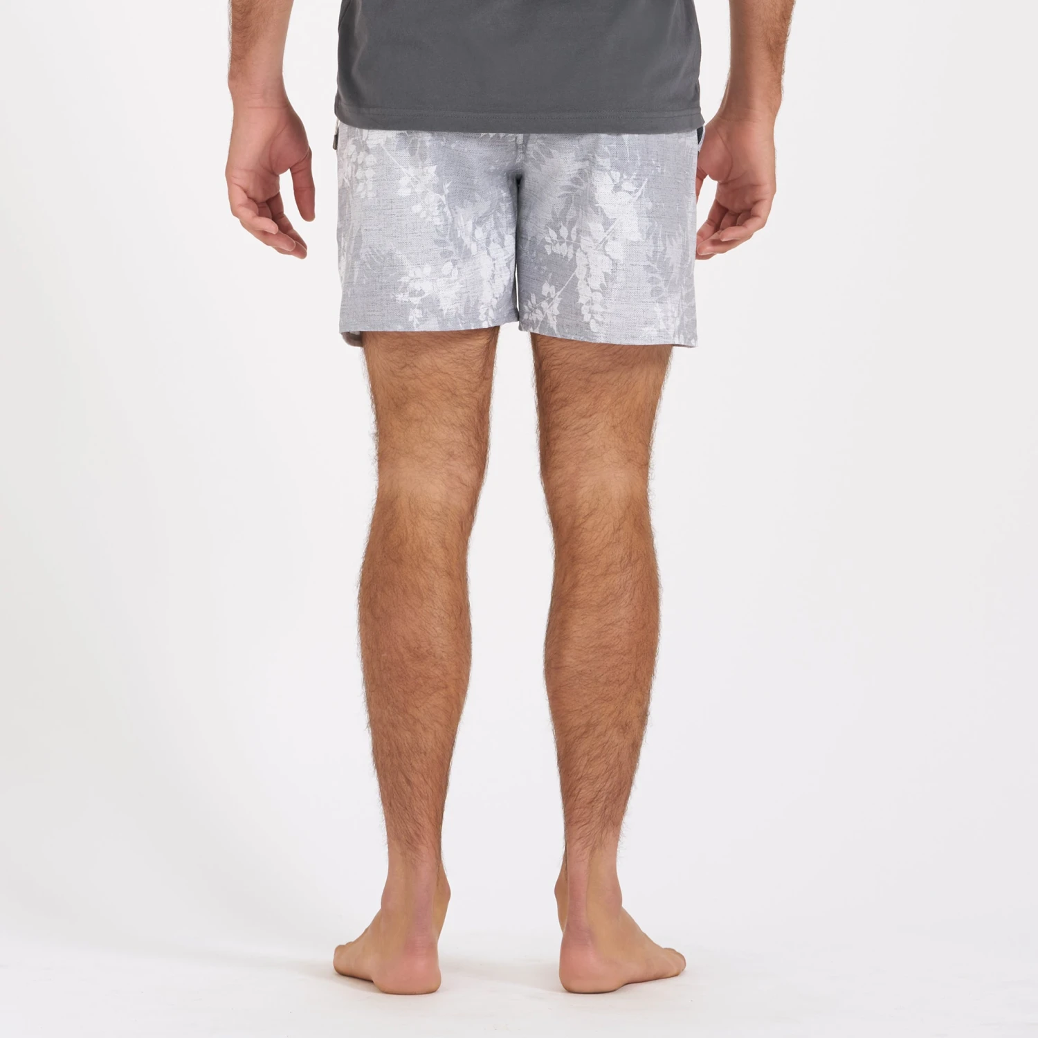 Cape Short | Light Grey Vintage Leaf 6 Cape Short | Light Grey Vintage Leaf - Image 4