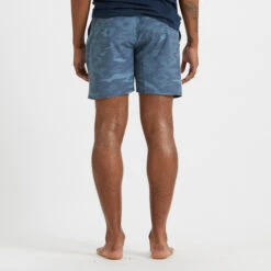 Cape Short | Indigo Watercolor Camo -TrendSphere V369IWC 3