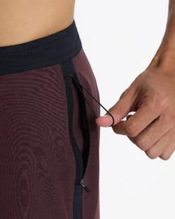 Peak Boardshort | Chestnut Dashed Lines -TrendSphere V374CDL 00899