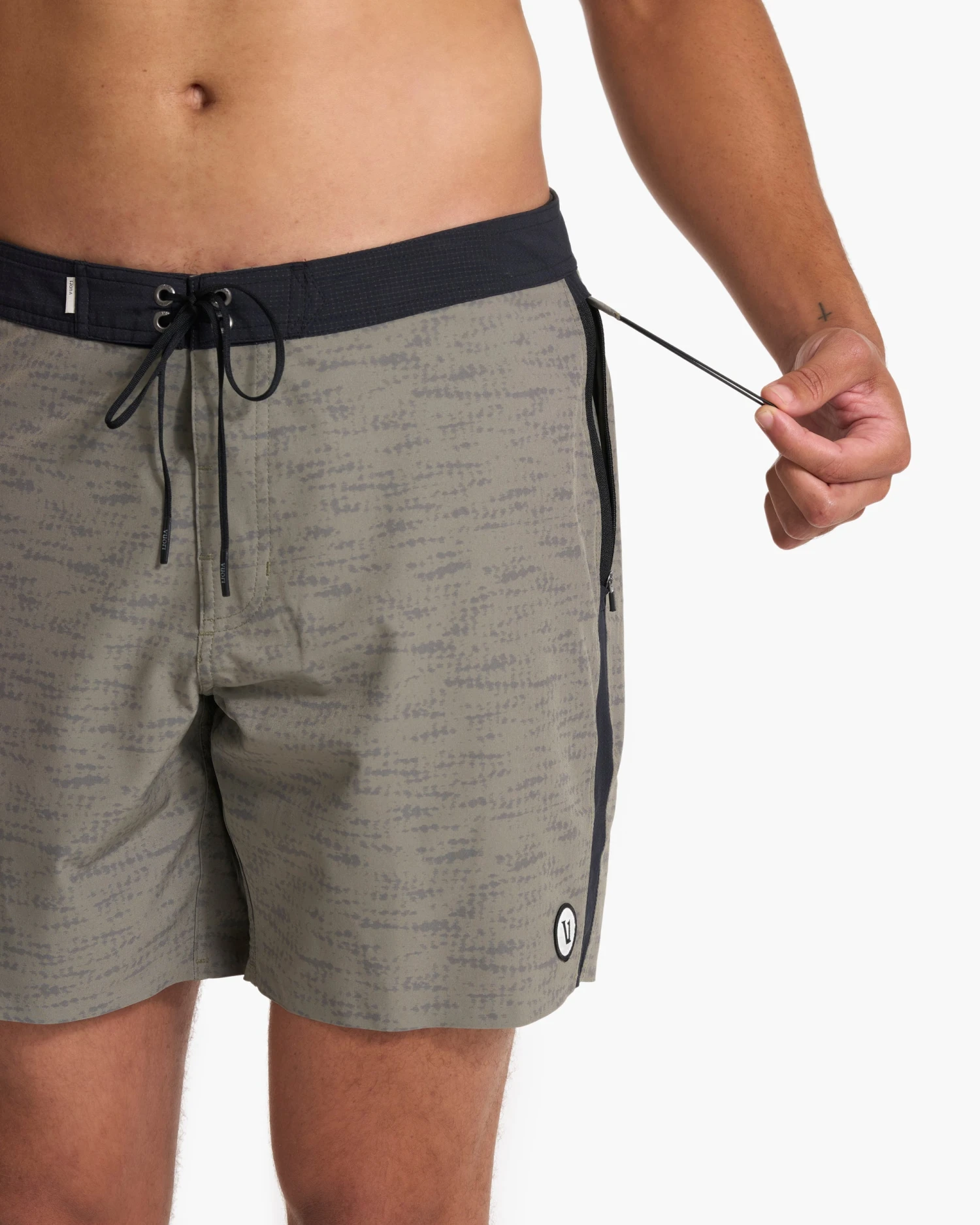 Peak Boardshort | Woodash Slub 9 Peak Boardshort | Woodash Slub - Image 7