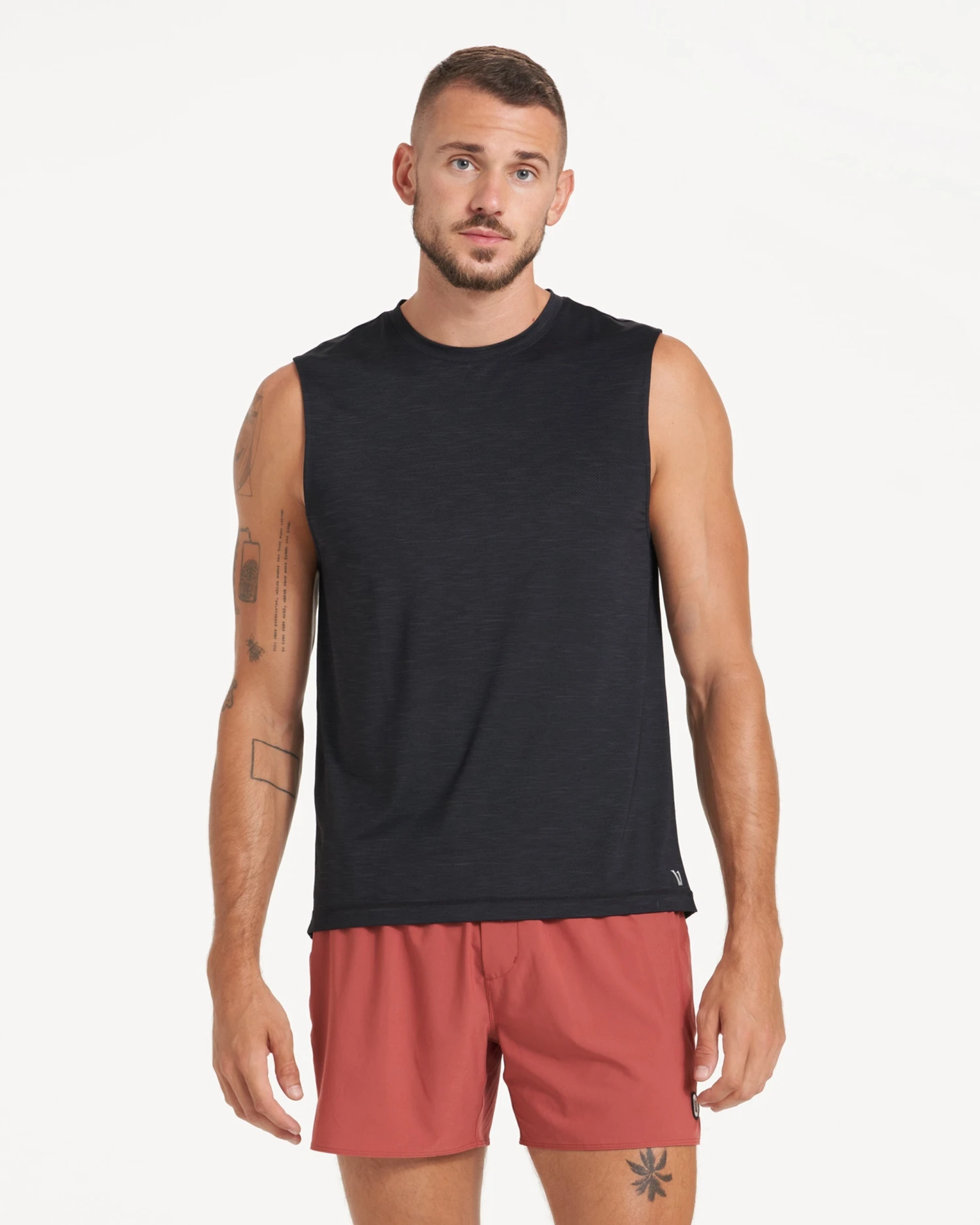 Zephyr Muscle Tee | Black Heather 4 Zephyr Muscle Tee | Black Heather - Image 2