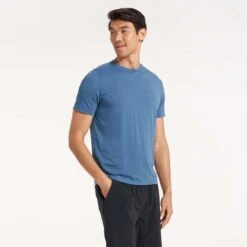 Current Tech Tee | Pool Blue -TrendSphere V382BLK 2205