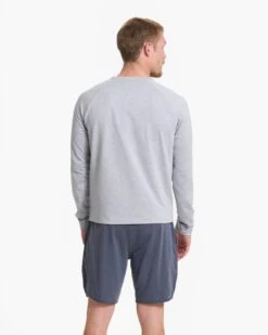 Austin Sweatshort | Azure Heather -TrendSphere V389HAZ 2495