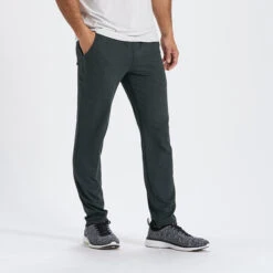 Ponto Performance Pant | Blackened Green Heather -TrendSphere V418HBG 2