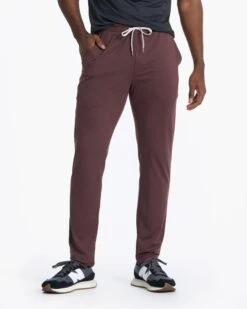 Ponto Performance Pant | Chestnut Heather -TrendSphere V418HCH 01667
