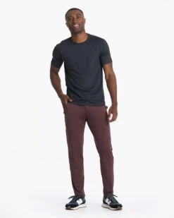 Ponto Performance Pant | Chestnut Heather -TrendSphere V418HCH 03869