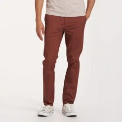Collins Chino Pant | Cedar -TrendSphere V433CED 3471