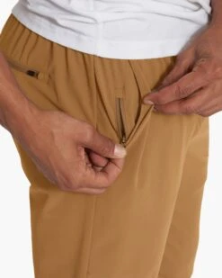 Fleet Jogger | Caramel -TrendSphere V444CAR SP23 M ECOMM PANTS DETAIL 2883 1 DETAIL