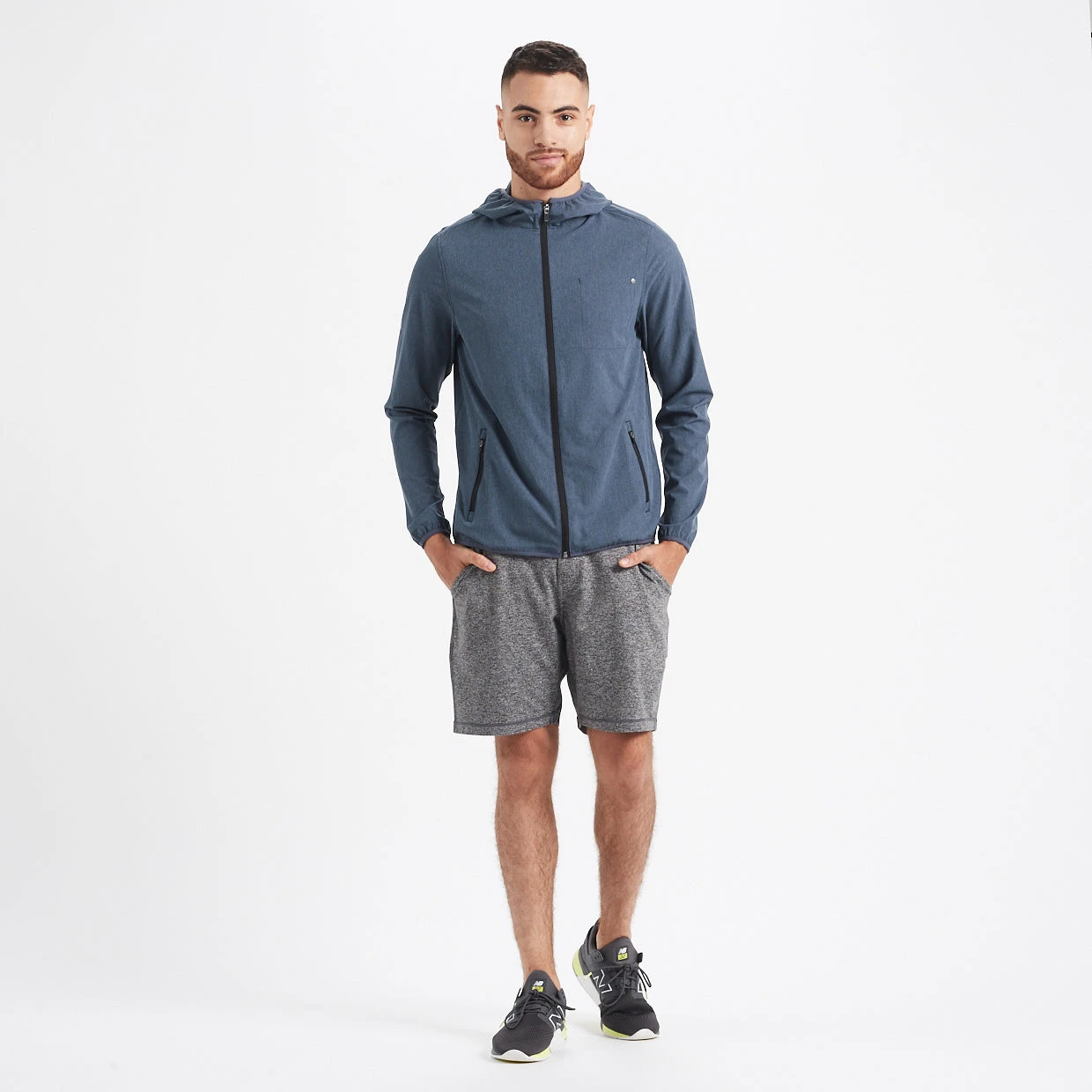 Outdoor Trainer Shell | Azure Linen Texture 7 Outdoor Trainer Shell | Azure Linen Texture - Image 5