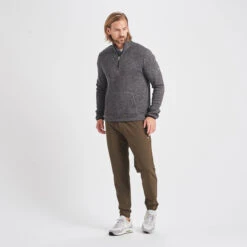 Durango Half Zip | Black Heather -TrendSphere V519HBK 4 update