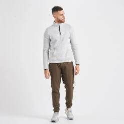 Durango Half Zip | Heather Grey -TrendSphere V519HTG 4 update
