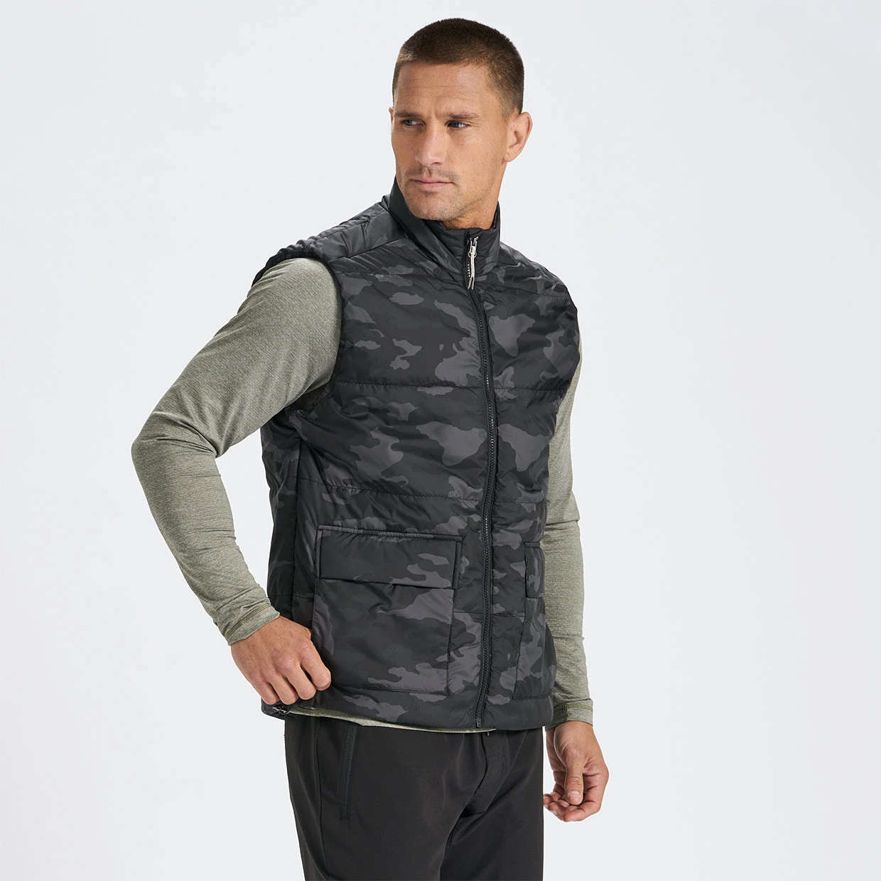 Topanga Insulation Vest | Black Camo 5 Topanga Insulation Vest | Black Camo - Image 3