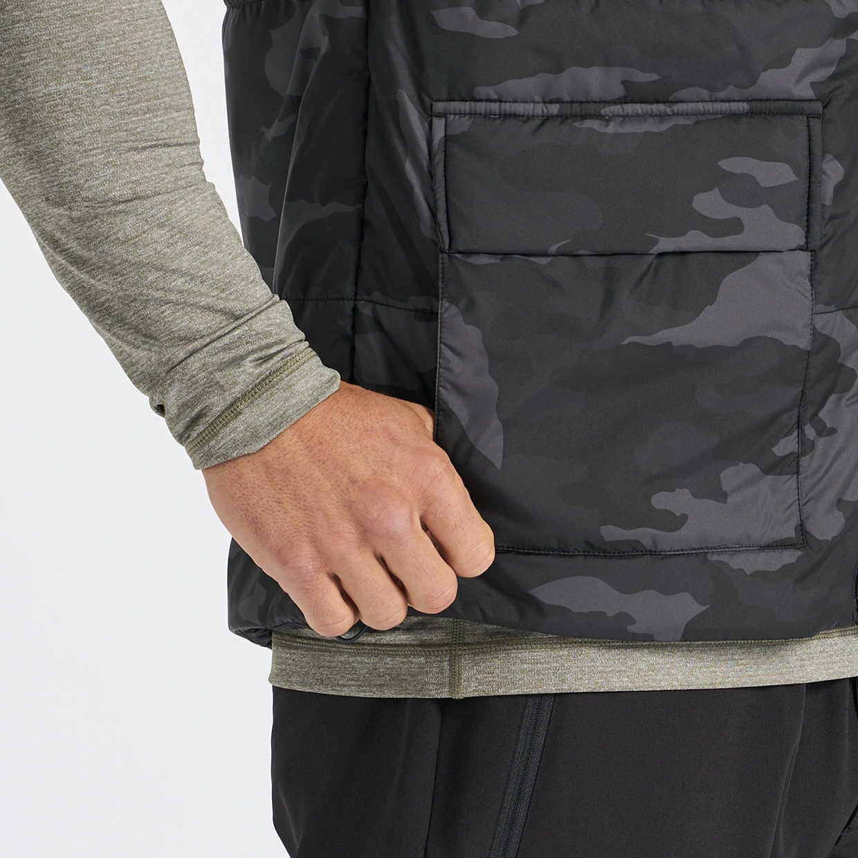 Topanga Insulation Vest | Black Camo 9 Topanga Insulation Vest | Black Camo - Image 7