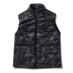 Topanga Insulation Vest | Black Camo