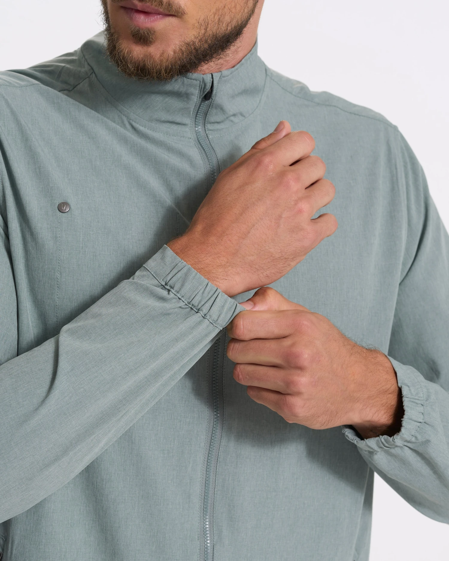 Venture Track Jacket | Stormy Linen Texture 5 Venture Track Jacket | Stormy Linen Texture - Image 3