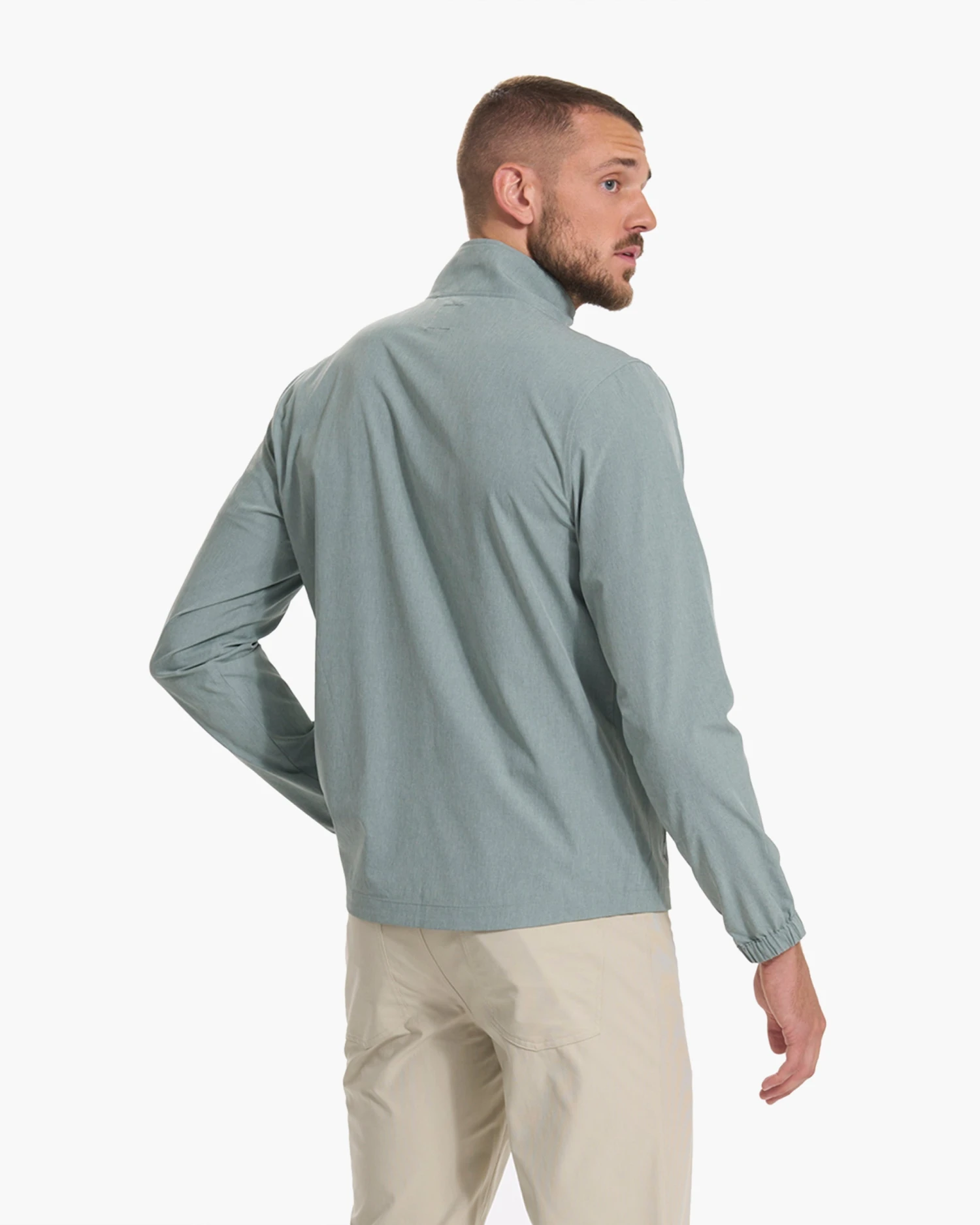 Venture Track Jacket | Stormy Linen Texture 6 Venture Track Jacket | Stormy Linen Texture - Image 4